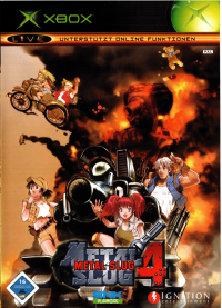 Metal Slug 4 PAL Xbox box art